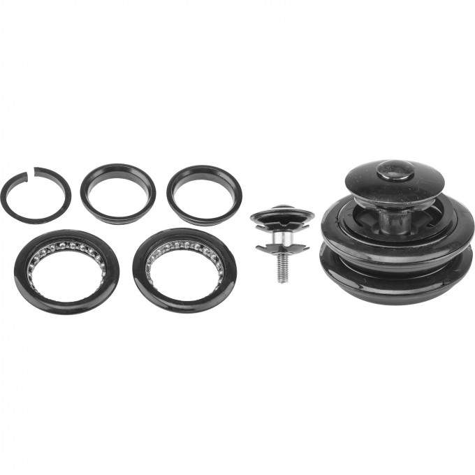 Детали рулевой колонки KL-B411A Kenli 1-1/8" чёрные 170119