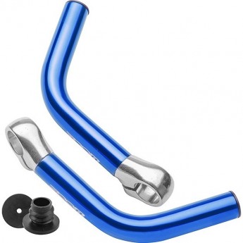 Рога на руль MT-C04A алюминиевые синие