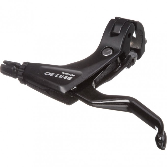 Ручка тормоза левая Deore BL-T610 под 2 пальца, чёрная 460060