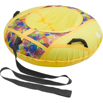 Санки надувные STELS D110см, жёлтые