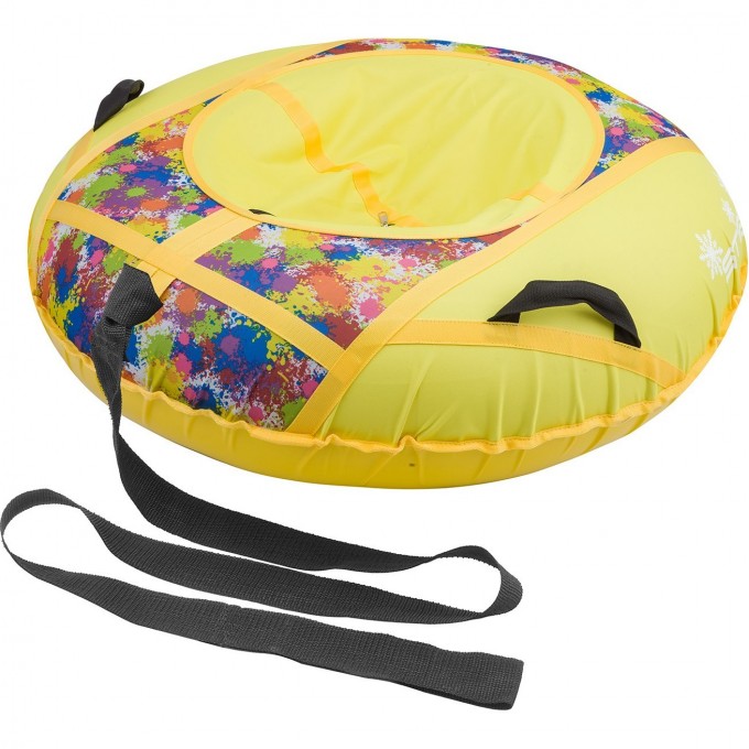 Санки надувные STELS D110см, жёлтые 710057
