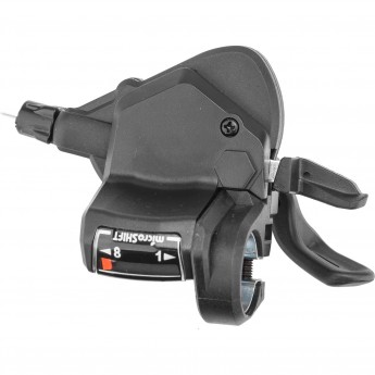 Шифтер/манетка правый Microshift TS39-8R, с тросом 2050 мм Шифтер/манетка правый Microshift TS39-8R, с тросом 2050 мм