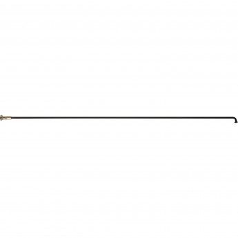 Спица с латунным ниппелем 232 мм, стальная чёрная