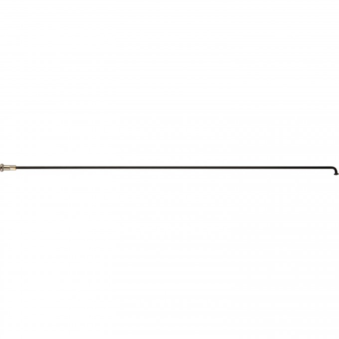 Спица с латунным ниппелем 235 мм, стальная черная 490095