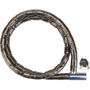 Трос-замок STELS 81201, 22x1500мм, чёрно-серебристый