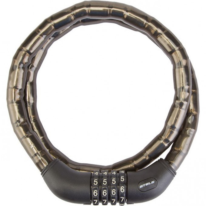 Трос-замок STELS 81601, 18x1000 мм, чёрный 540046