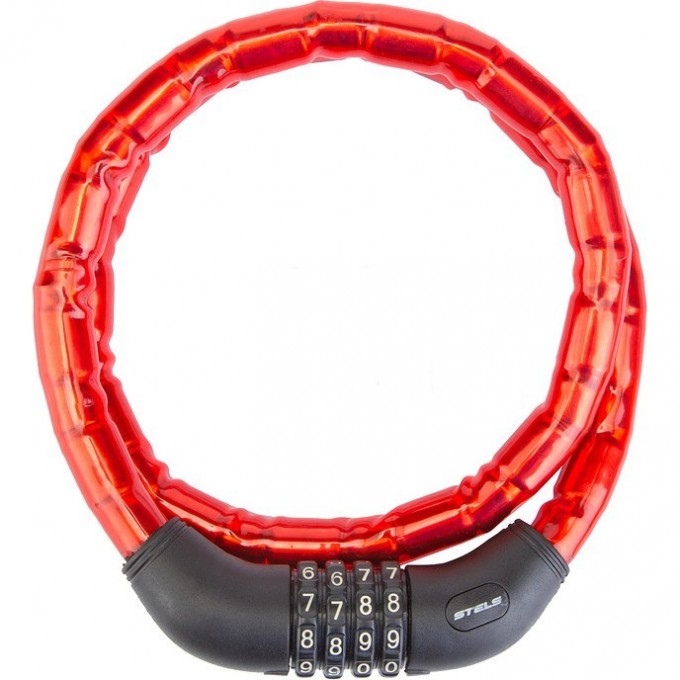 Трос-замок STELS 81601, 18x1000 мм, красный 540047