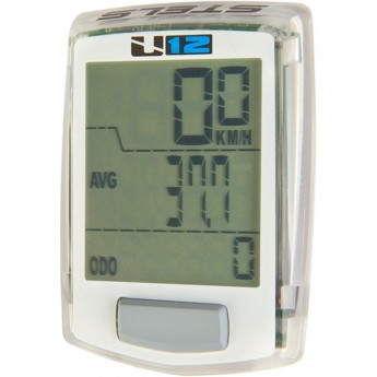 Велокомпьютер STELS U12 белый Велокомпьютер STELS U12 белый