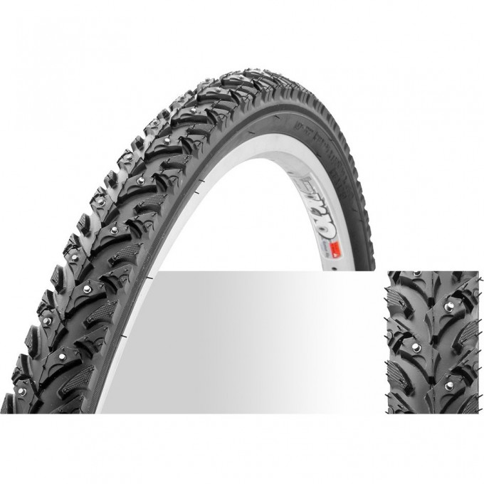 Велошина (камера+покрышка) INNOVA шипованная 28" 700 x 45C зимняя (114 шипов) IA -2902 с автовент. 080023