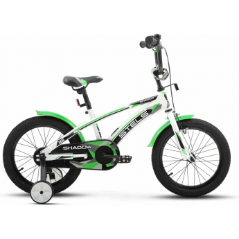 Велосипед STELS 16" SHADOW VC (JU135617) белый/зеленый