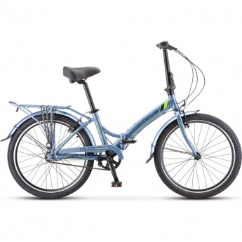 Велосипед STELS 24" Pilot 770 (LU090545) серый/зеленый