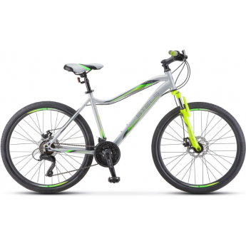 Велосипед STELS Miss-5000 MD V020 cеребристый/cалатовый (LU096322), рама 18", 2023