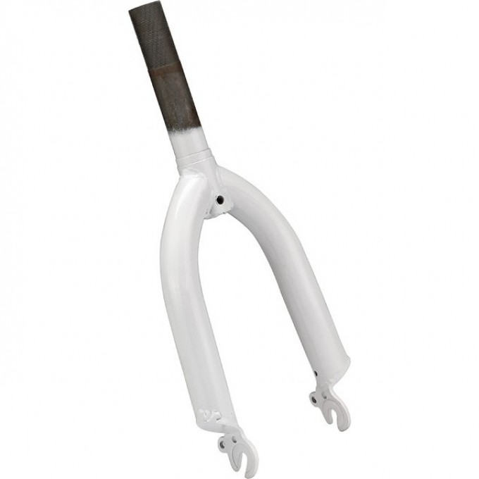 Вилка 12" шток 1" белая 110109