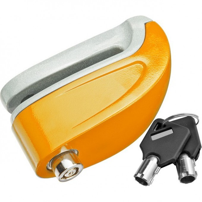 Замок GK202.802 на дисковый тормоз противоугонный c звуковой сигнализацией, жёлтый 540069