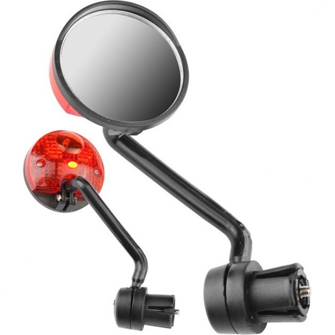 Зеркало заднего вида JY-5, чёрное 220009